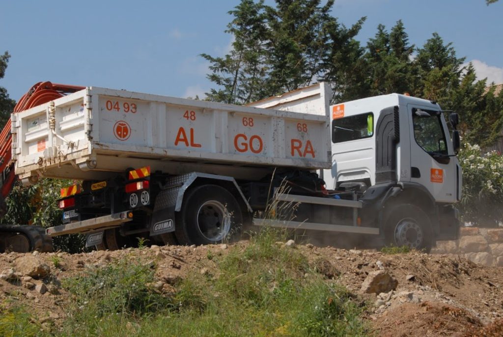Camion de déchets d’Algora Environnement